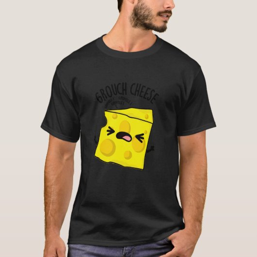 Grou-Cheese Grappige Kaas Punt T-shirt (Voorkant)