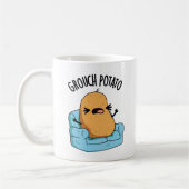 Grouch Aardappel Grappige Veggie Puns Koffiemok (Links)