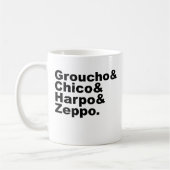 Groucho & Chico & Harpo & Zeppo Koffiemok (Links)