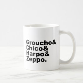 Groucho & Chico & Harpo & Zeppo Koffiemok