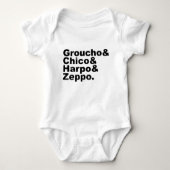 Groucho & Chico & Harpo & Zeppo Romper (Voorkant)