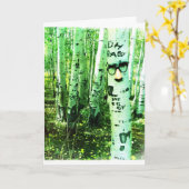 Groucho doet het bos kaart (Gele Bloem)