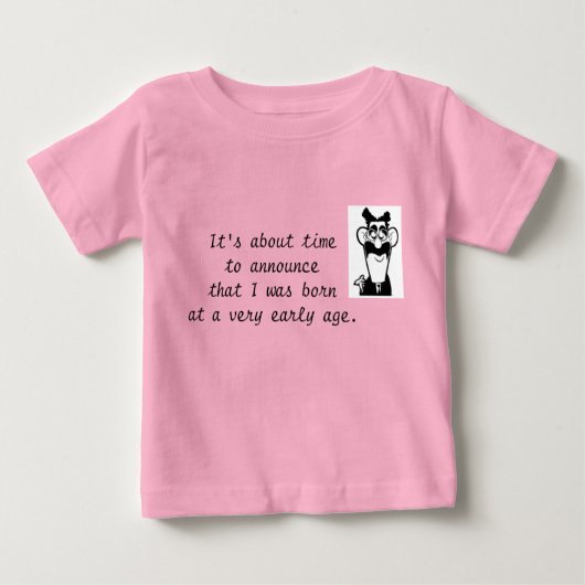 Groucho Marx Baby Quote Baby Creeper (Voorkant)