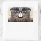 Groucho Marx Eagle Uil Rechthoekige Sticker (Tas)