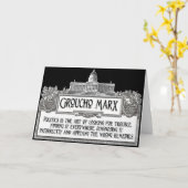 Groucho Marx op Politiek Kaart (Gele Bloem)