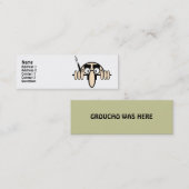 Groucho was hier mini visitekaartje (Voorkant / Achterkant)