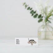 Groucho was hier mini visitekaartje (Staand voorkant)