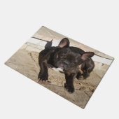 Grouchy French Bulldog Deurmat (Schuin)