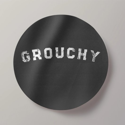 Grouchy Mood Funny Quote Sticker