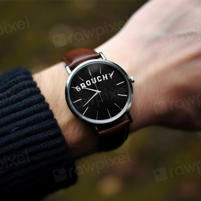 Grouchy Mood Funny Quote Watch Horloge (Creator heeft geüpload)