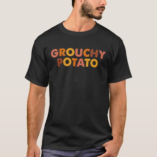 Grouchy Potato Sweet Potato T-shirt (Voorkant)