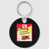Ground Cinnamon Condiment Holiday Sce Group Costum Sleutelhanger (Voorkant)