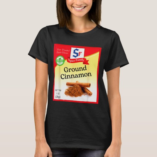 Ground Cinnamon Condiment Holiday Sce Group Costum T-shirt (Voorkant)