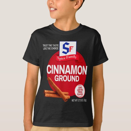 Ground Cinnamon Halloween Sce Costume Group Matchi T-shirt (Voorkant)