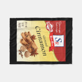 Ground Cinnamon Sce Condiment Costume Holiday Sce  Fleece Deken (Voorkant (Horizontaal))