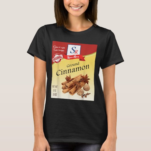 Ground Cinnamon Sce Condiment Costume Holiday Sce  T-shirt (Voorkant)
