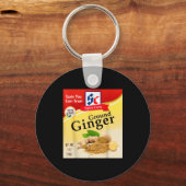 Ground Ginger Condiment Costume Holiday Sce Costum Sleutelhanger (Voorkant)