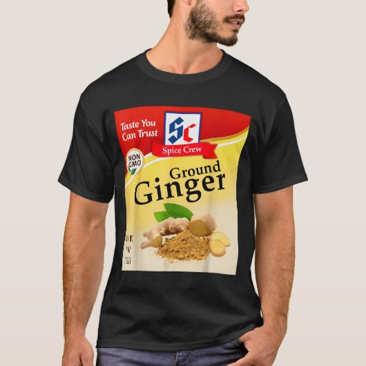 Ground Ginger Condiment Costume Holiday Sce Costum T-shirt (Voorkant)