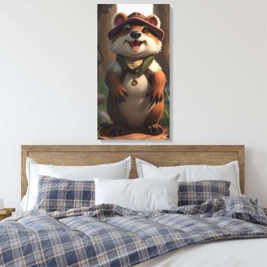 Ground Hog  Canvas Afdruk (Insitu (Slaapkamer))