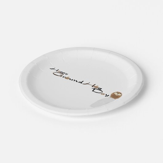 Ground Hog Day Papieren Bordje (Gekanteld)