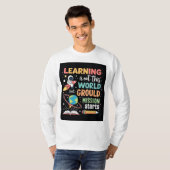 Ground Mission Learning Space Education T-shirt (Voorkant volledig)