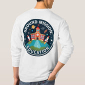 Ground Mission Learning Space Education T-shirt (Achterkant)