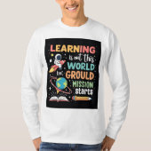 Ground Mission Learning Space Education T-shirt (Voorkant)