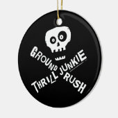 Ground Rush Skydiver Keramisch Ornament (Links)