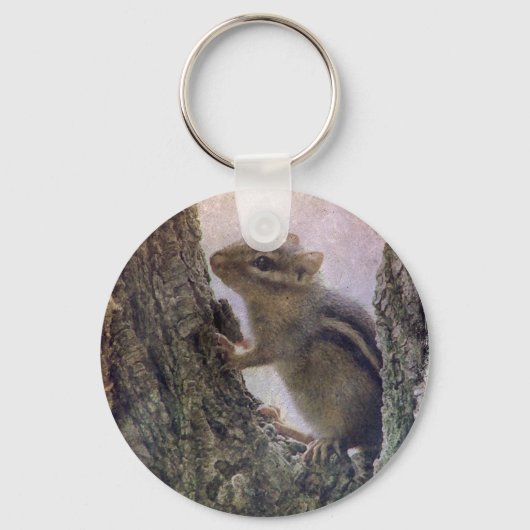 Ground Squirrel Grunge Sleutelhanger (Voorkant)