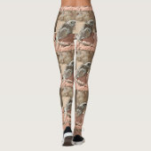 Ground Squirrel in Cartoon VrouwenLeggings. Leggings (Achterkant)