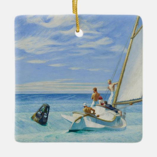 Ground Swell Keramisch Ornament (Voorkant)