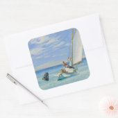 Ground Swell Vierkante Sticker (Envelop)