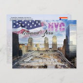 Ground Zero, Manhattan, New York City Briefkaart (Voorkant / Achterkant)