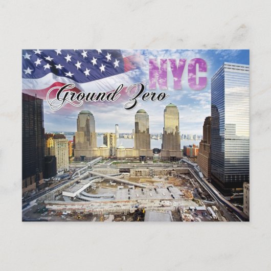 Ground Zero, Manhattan, New York City Briefkaart (Voorkant)