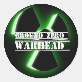 Ground Zero Warhead 3D Ronde Sticker