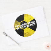 Ground Zero Warhead Ronde Sticker (Envelop)