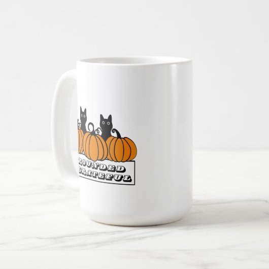 Grounded and Grateful Koffiemok (Voorkant links)