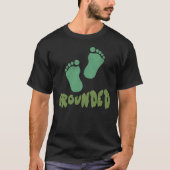 Grounded Footprint Design voor Balance & Earthing T-shirt (Voorkant)