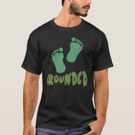 Grounded Footprint Design voor Balance & Earthing T-shirt