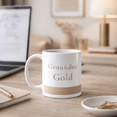 Grounded Gold Calm Classic Mug, 11 oz Koffiemok