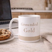 Grounded Gold Calm Classic Mug, 11 oz Koffiemok