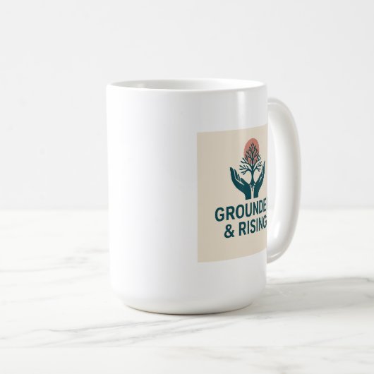 Grounded & Rising  Koffiemok (Voorkant rechts)