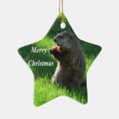 Groundhoetsen Keramisch Ornament (Rechts)