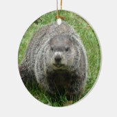 Groundhoetsen Keramisch Ornament (Links)