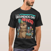 Groundhog 2023 Birthday Funny T-shirt (Voorkant)