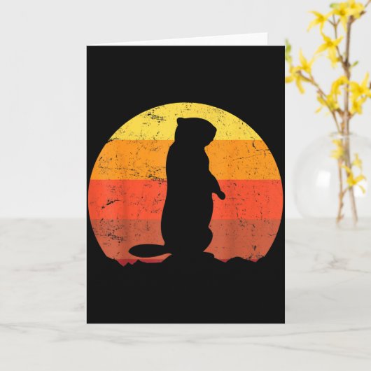 Groundhog _9  kaart (Gele Bloem)