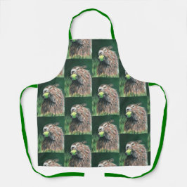 Groundhog All-Over Print Apron Schort