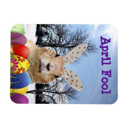 Groundhog April Fool Day Magneet (Horizontaal)