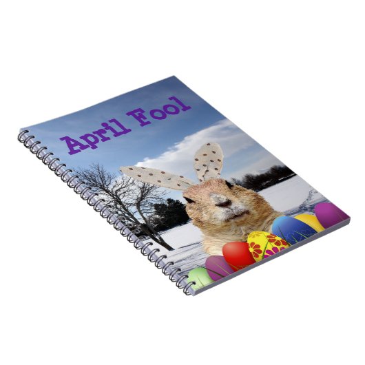 Groundhog April Fool Day Notitieboek (Rechterzijde)