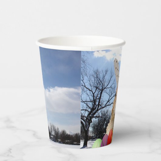 Groundhog April Fool Day Papieren Bekers (Rechts)